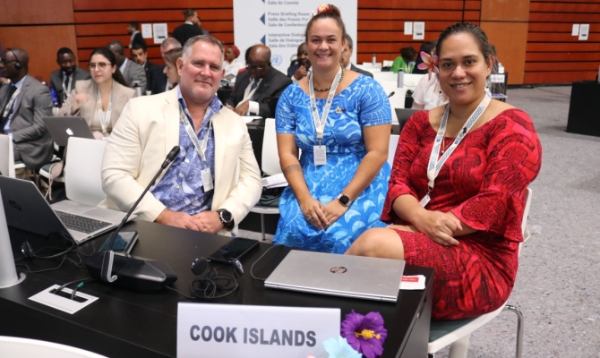 Cook Islands at UNOC2022