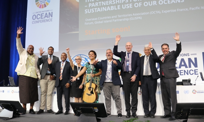 Panelists and speakers at the side event.
