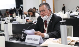 Republic of Marshall Islands Minister of Natural Resources and Commerce, Hon. John Silk.