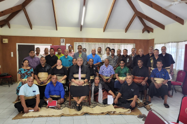 The community consultation in Tonga
