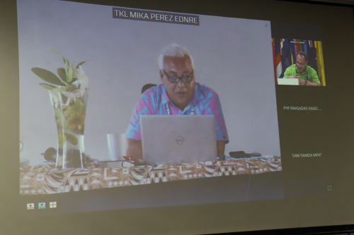 Screenshot of closing remarks by Chair